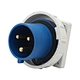 panel mounted plug