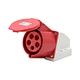 industrial plug ip44 ce waterproof socket