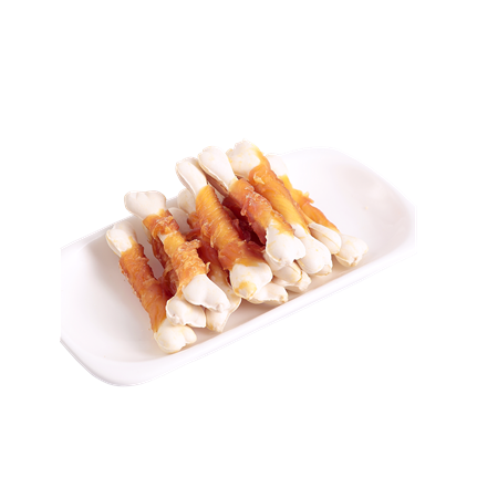 White Calcium Bone Twined by Chicken