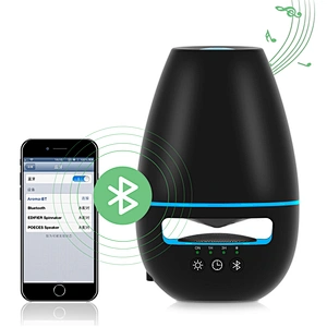 Essential Oil Diffuser with Bluetooth Speaker ultrasonic aroma diffuser with 7 color changing light diffuser