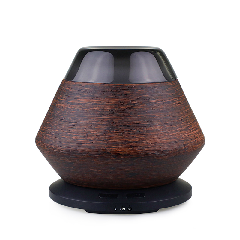 Mini portable scent air humidifier 7 colors LED light cool Mist classical natural resin essential oil diffuser
