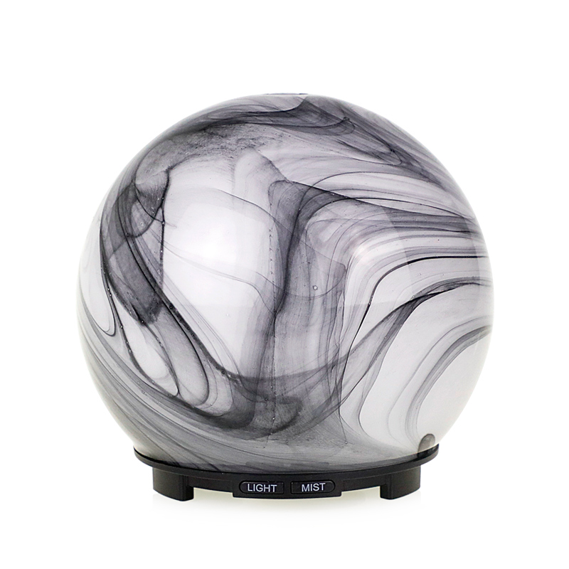 Hot sale 7 color changing electric fragrance air humidifier fragrance essential oil glass diffuser
