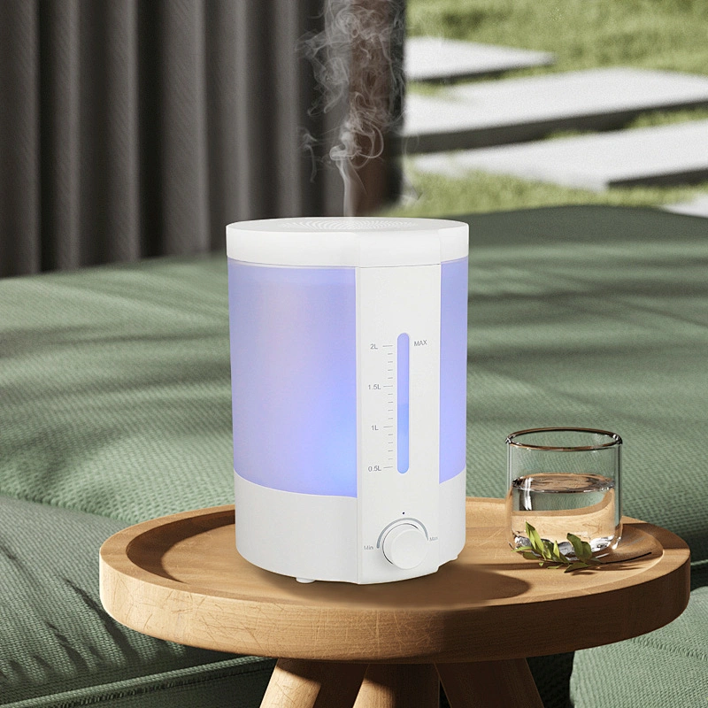Humidifiers for Bedroom, Cool Mist Ultrasonic with Essential Oil Dual 360°Rotation Nozzles humidifier