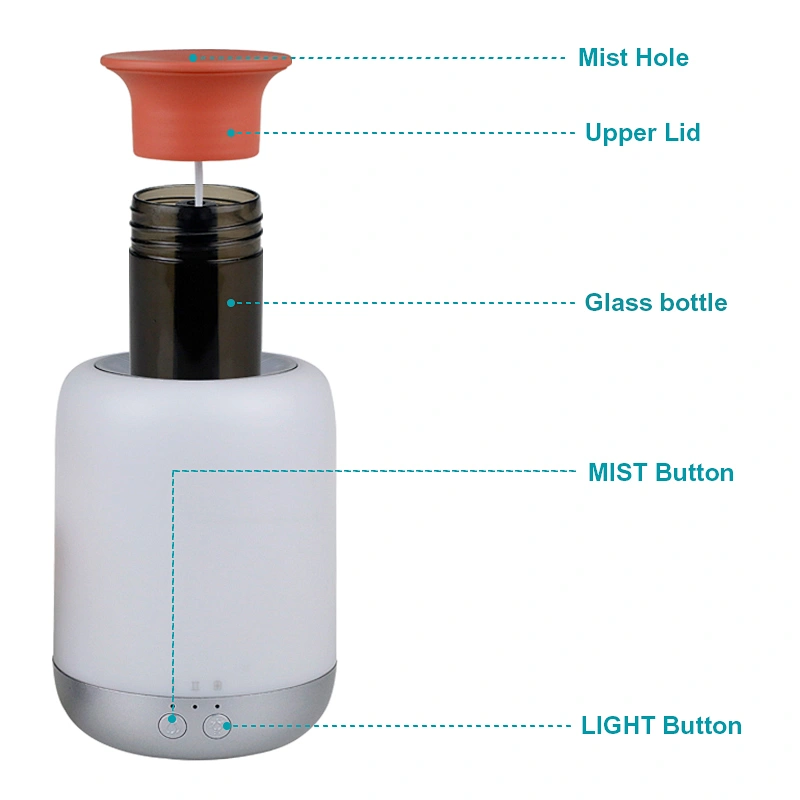 portable essential oil aroma diffuser with battery pure oil diffuser