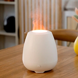 simulation flame air humidifier diffuser ultrasonic fire lamp essential oil aroma diffuser