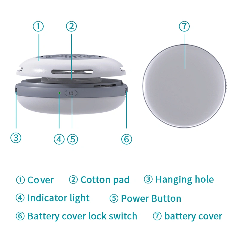 Waterless Mini Portable Pocket Aroma Essential Oil Diffuser