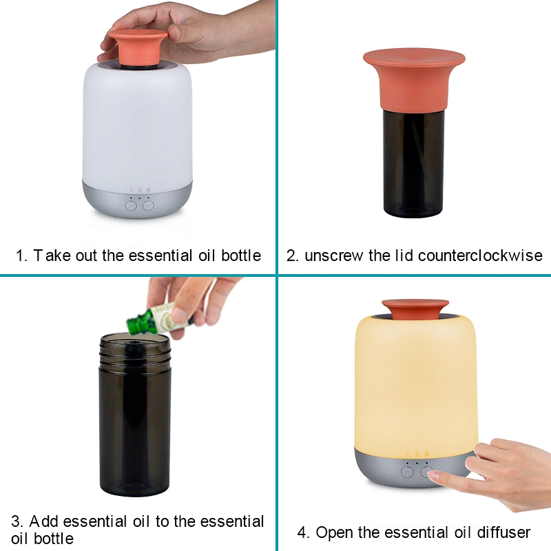 portable essential oil aroma diffuser with battery pure oil diffuser