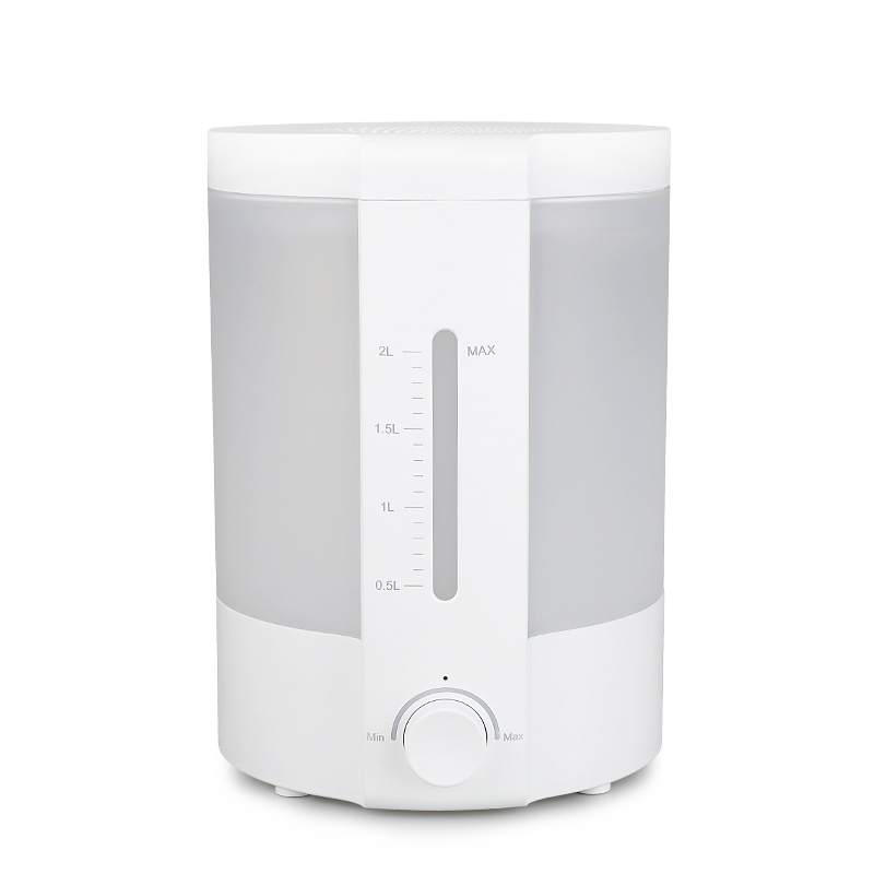 Humidifiers for Bedroom, Cool Mist Ultrasonic with Essential Oil Dual 360°Rotation Nozzles humidifier