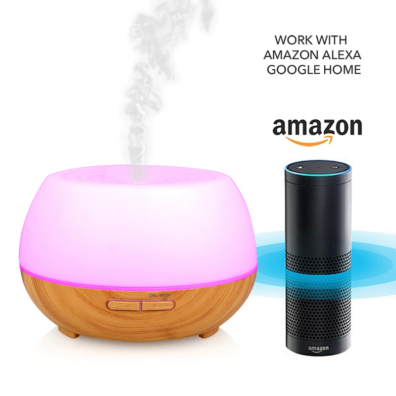 Smart WiFi Wireless Essential Oil Aromatherapy 300ml Ultrasonic Diffuser & Humidifier