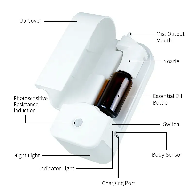 smart fragrance diffuser new wall amount essential oil diffuser