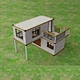 Luxury container mobile restaurant