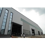 Qingdao peb steel structure warehouse hangar  metal building maintenance workshop