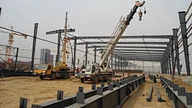 structure préfabriquée en acier