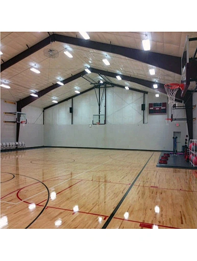 Hall de badminton préfabriqué acier