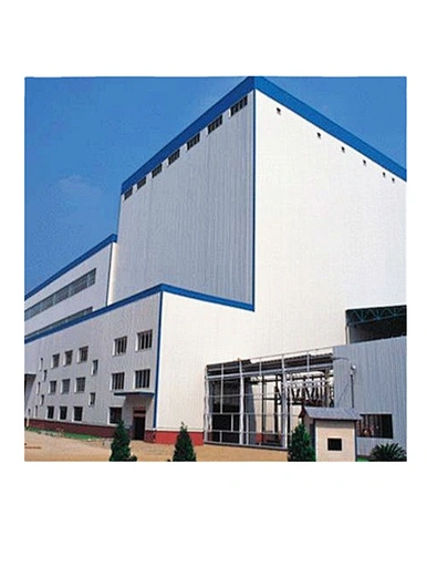 Hangar de stockage de construction