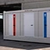 Toilettes publiques préfabriquées en usine