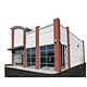 Prefab steel framing building with supermarket space