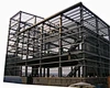 prefabricated metal construction high rise steel frame buildings for hall , school , supermarket