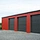 Small prefabricated steel structure garage