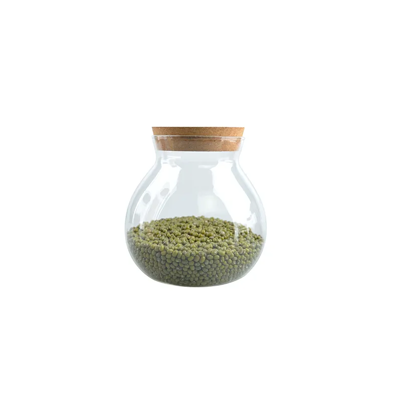 Borosilicate clear food storage jar