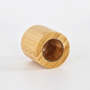 Wholesale high quality bamboo pump sprayer bottle for skincare