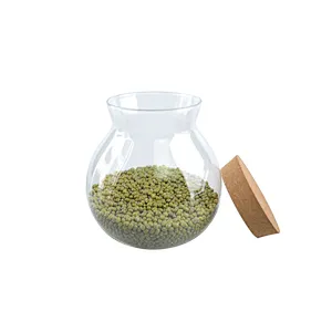 Borosilicate clear food storage jar