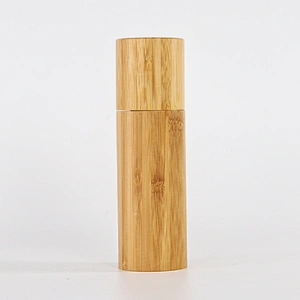 Wholesale high quality bamboo pump sprayer bottle for skincare