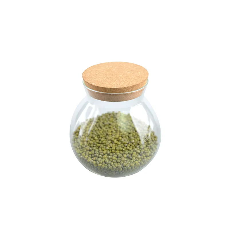 Borosilicate clear food storage jar