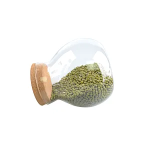 Borosilicate clear food storage jar