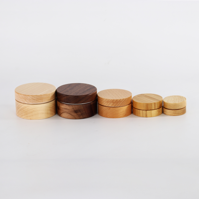 Wooden Empty Cosmetic Skin Cream Jar Wholesale