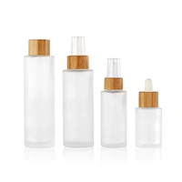 Bamboo Middle Cover Bulk Serum Bottles with Dropper Wholesale