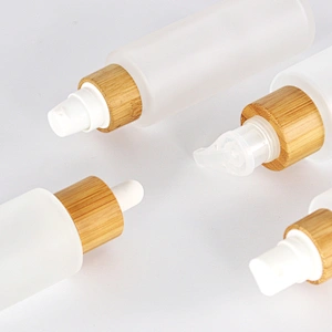 Wholesale new style luxury 30ml 50ml 100ml refillable frosted glass cosmetic mist spray toner bottle