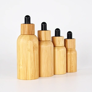 Bamboo Eco-friendly Cosmetic Dropper Bottles