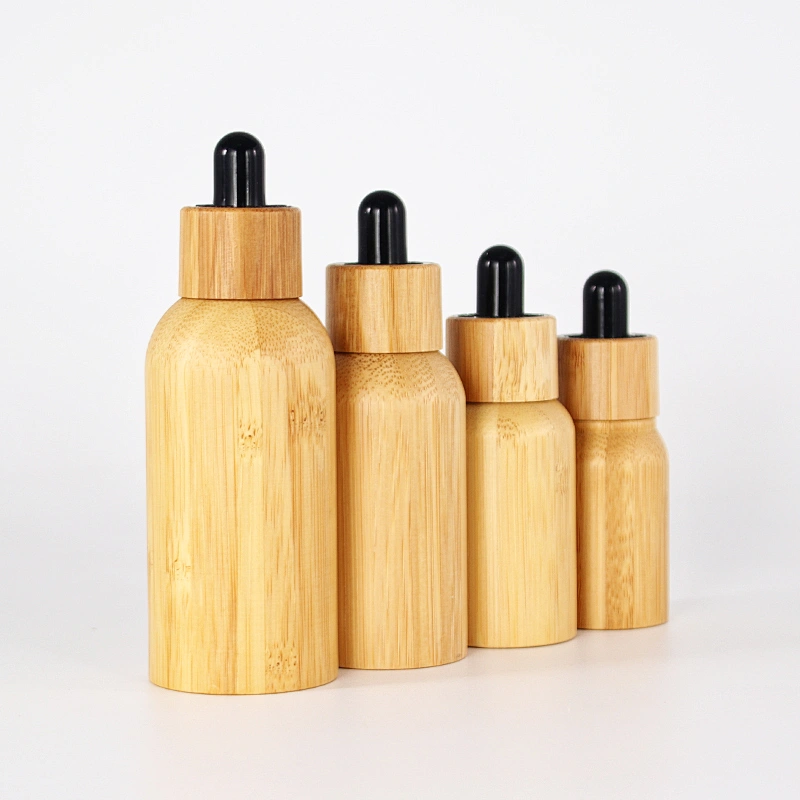 Bamboo Eco-friendly Cosmetic Dropper Bottles