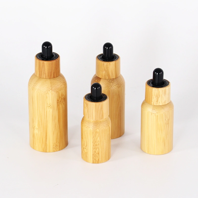Bamboo Eco-friendly Cosmetic Dropper Bottles