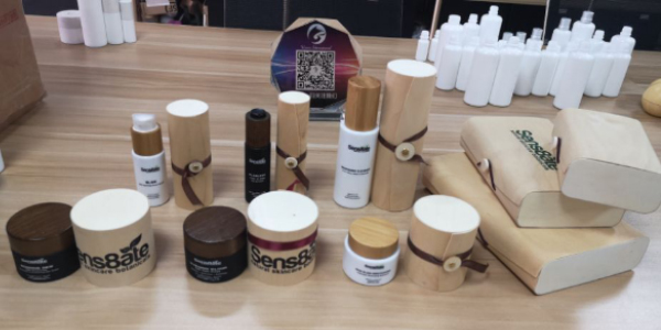 cosmetic product series presentation for the customer