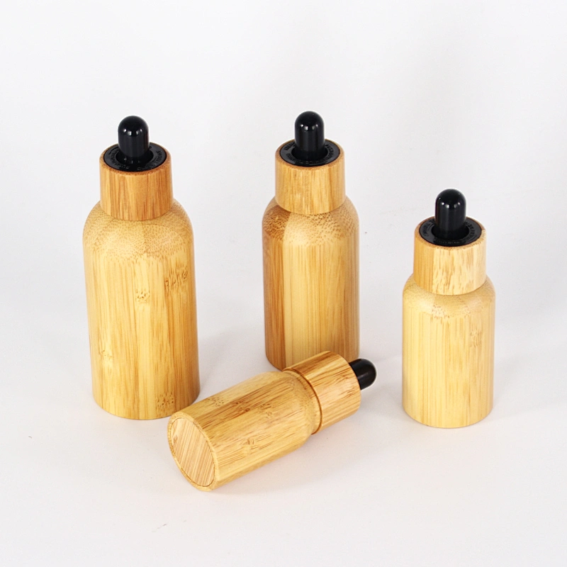 Bamboo Eco-friendly Cosmetic Dropper Bottles