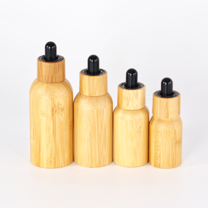 Bamboo Eco-friendly Cosmetic Dropper Bottles