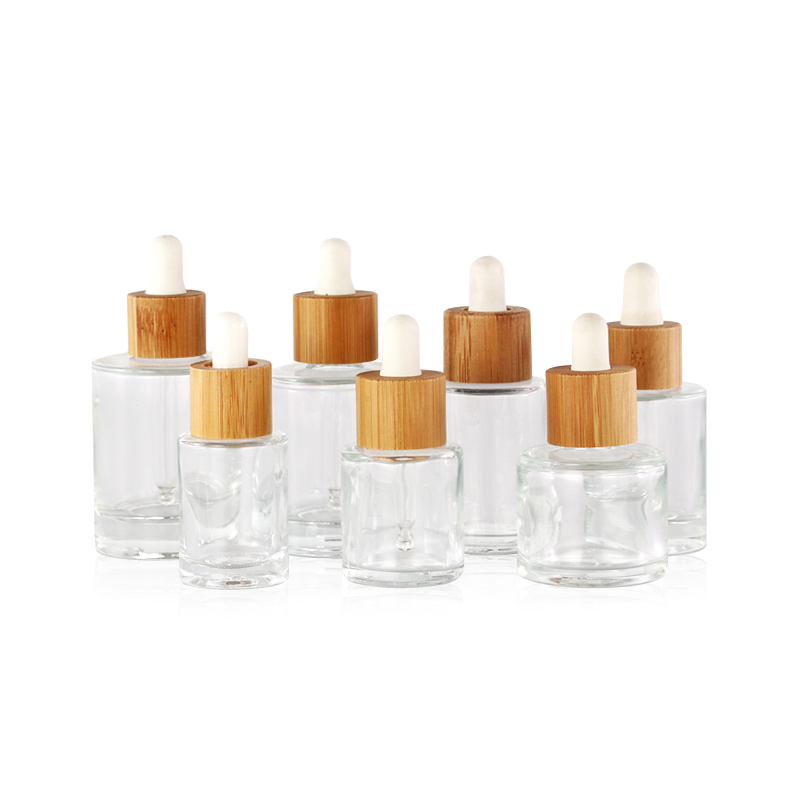 Bamboo Collar Sample Essential Oil Dropper Bottles