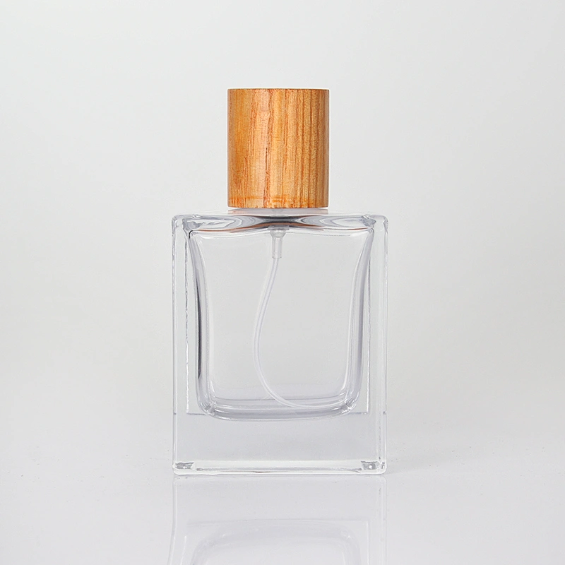 Wooden Cap 50ml Perfume Bottle for Sale