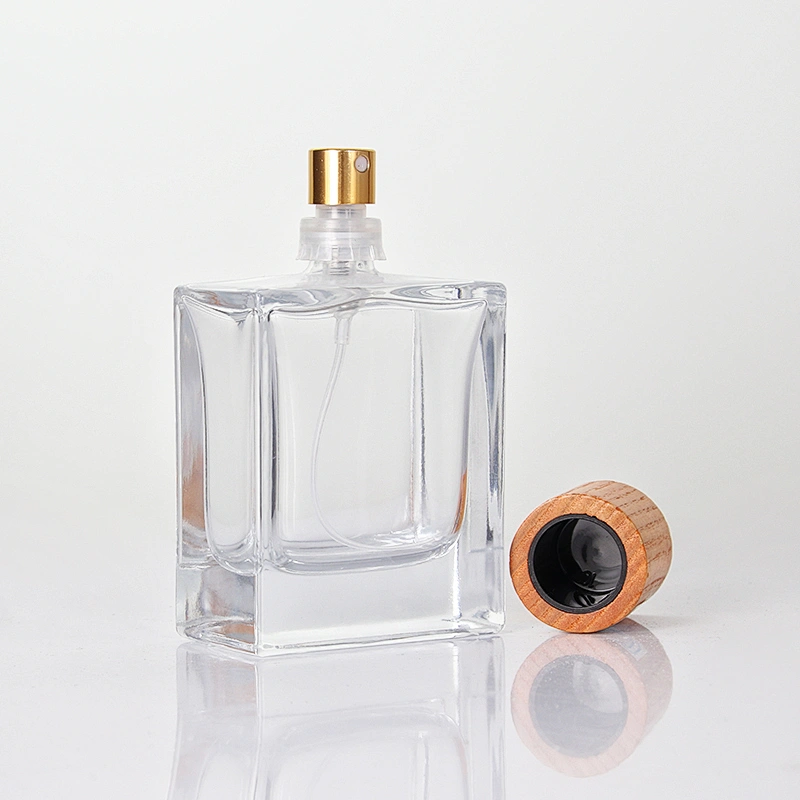 Wooden Cap 50ml Perfume Bottle for Sale