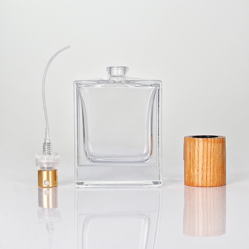 Wooden Cap 50ml Perfume Bottle for Sale