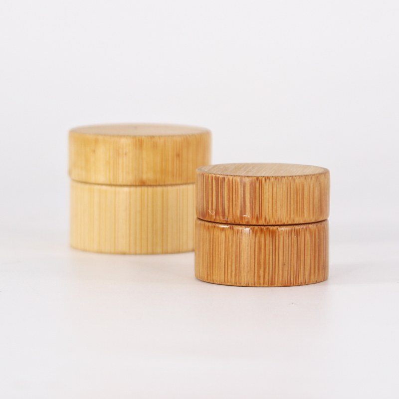 Empty 50g Bamboo Cream Jar with Bamboo Lid