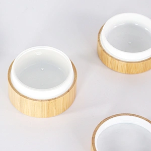 10g 30g Bamboo Cosmetic Cream Bottle and jars