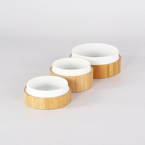 10g 30g Bamboo Cosmetic Cream Bottle and jars