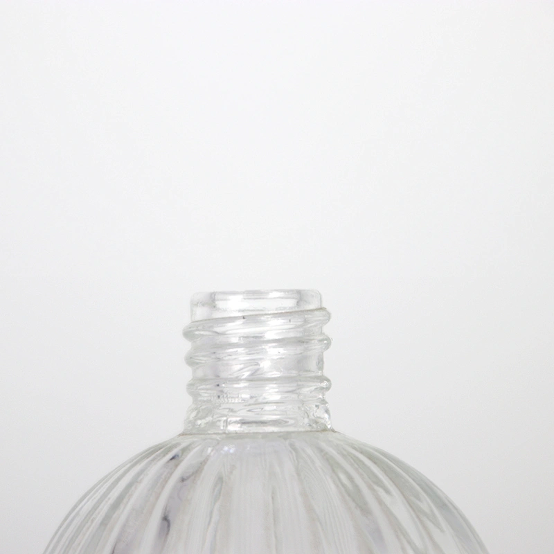 Empty Glass Bottle with Wooden Cap Fragrance Reed Diffuser