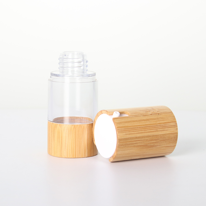 30mL Lotion Essential Oil Glass Vials with Bamboo Lid Wholesale