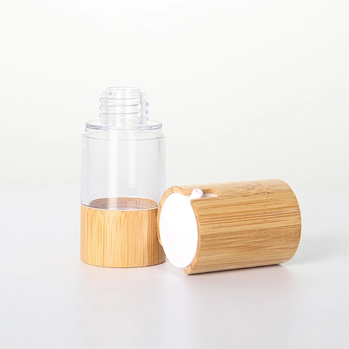 30mL Lotion Essential Oil Glass Vials with Bamboo Lid Wholesale