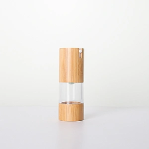 30mL Lotion Essential Oil Glass Vials with Bamboo Lid Wholesale
