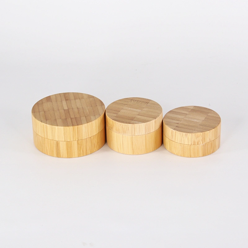 10g 30g Bamboo Cosmetic Cream Bottle and jars